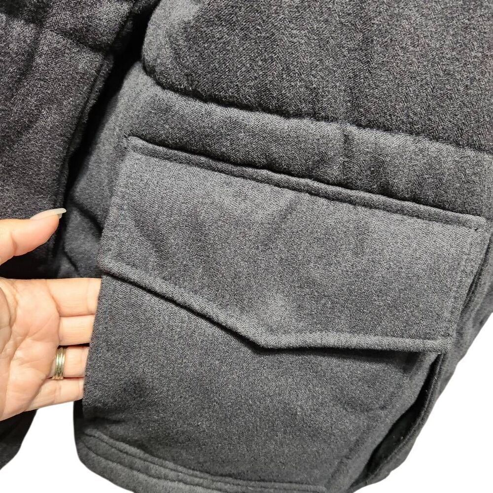 Apt 9 Gray Puffer Coat Soft Xxl - image 5